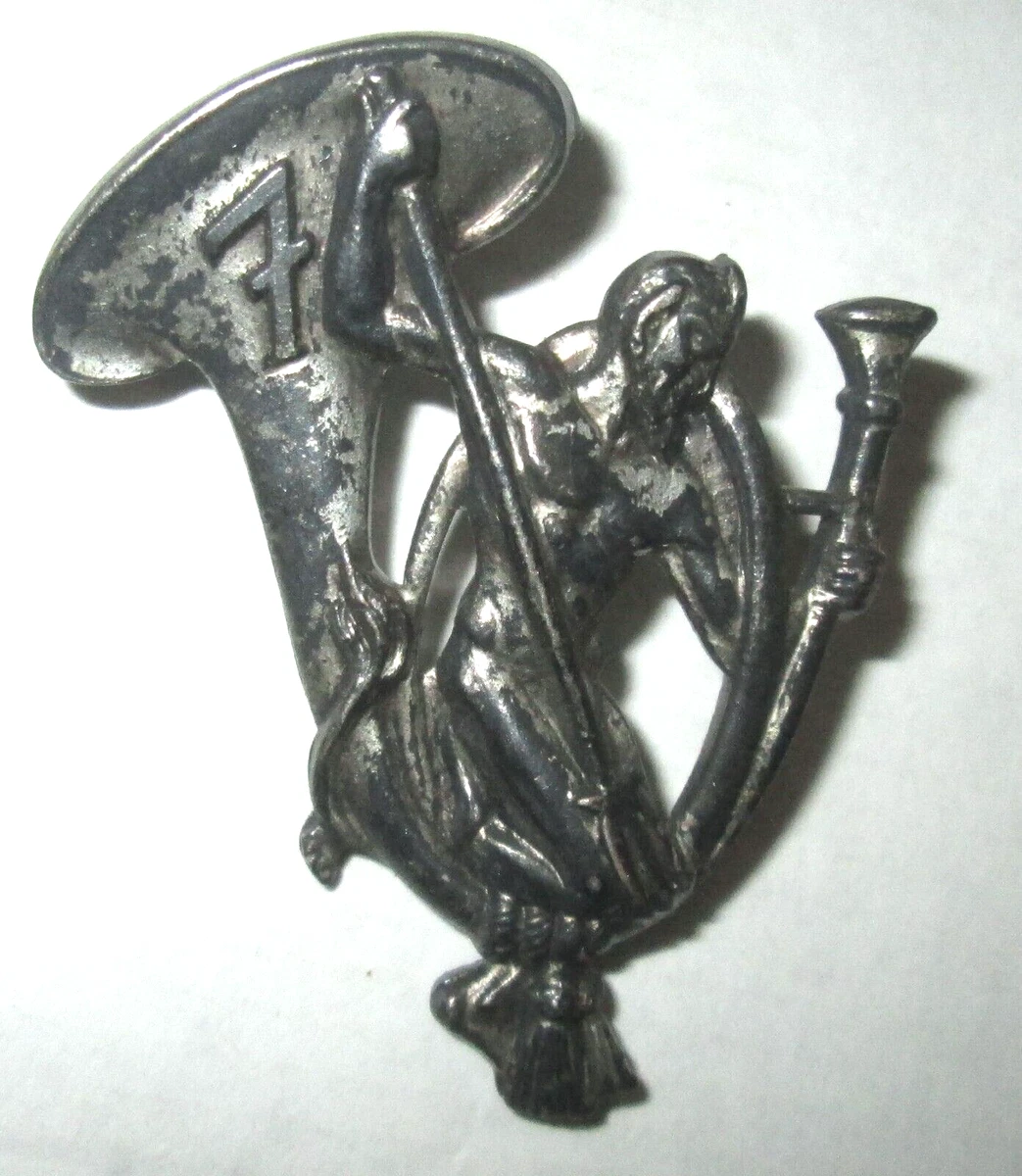 Insigne Chasseurs Alpins / à Pied - Prix De Tir WWI/WWII Bronze ORIGINAL 1914