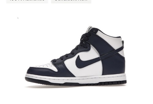 Buy Nike Dunk High GS White Midnight 