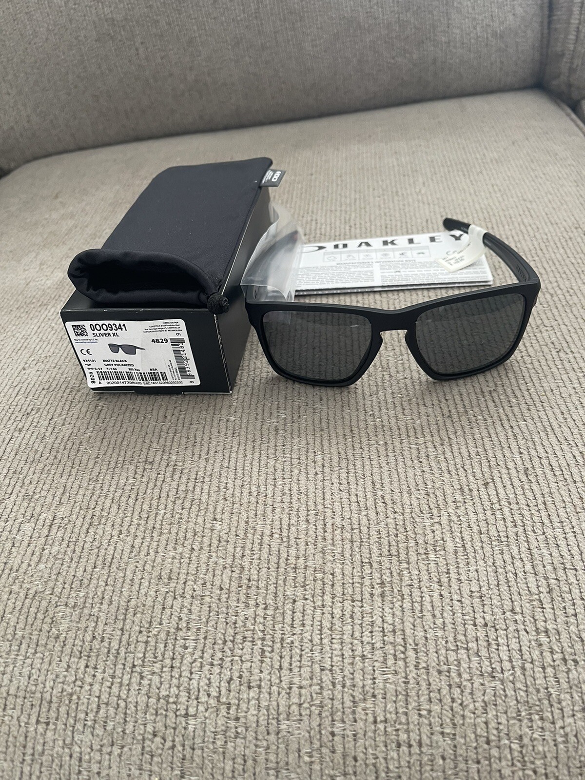 Oakley Sliver XL OO934193410157 Matte Black 57mm Men's Sunglasses