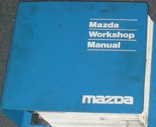 1992 Mazda MX3 MX-3 Service Shop Repair Workshop Manual OEM WORN INCOMPLETE