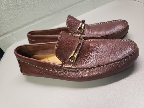 Giorgio Brutini Tan Brown Leather Slip 