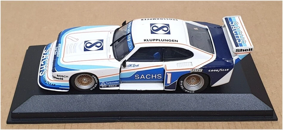 Minichamps 1/43 Scale 430 798501 Ford Capri Gr.5 1979 Sachs H.Ertl - White/Blue - Image 4 of 4