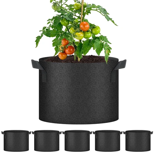 5-24Pack Garden Grow Bag/Rooty Bag Heavy Duty Non-Woven Plant Fabric Pot Contain - Picture 133 of 143