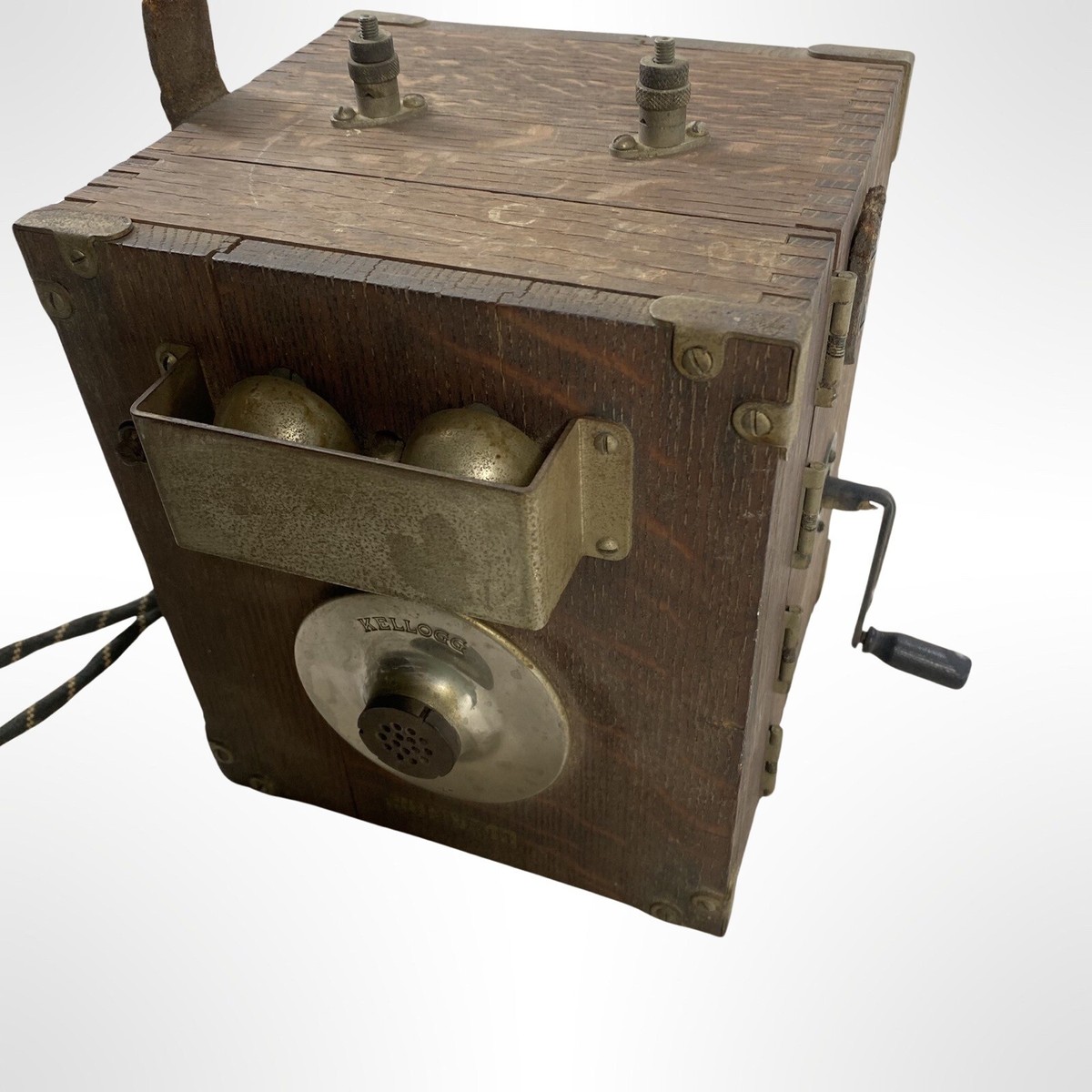 Vintage Kellogg Switchboard & Supply Co Field Telephone RARE WW1