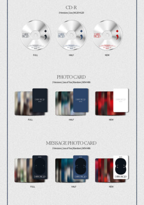 ENHYPEN [DARK BLOOD] Album CD+Photo Book+3 Card+Sticker+Book Mark+