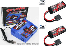 Traxxas EZ-Peak Plus Fast Charger w/ 2x ID 3S 11.1V 1400mAh Lipo : 1/16 SUMMIT