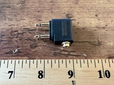 3.5mm Jack Audio Adapter for Airline Airplane Travel Earphone Headphone