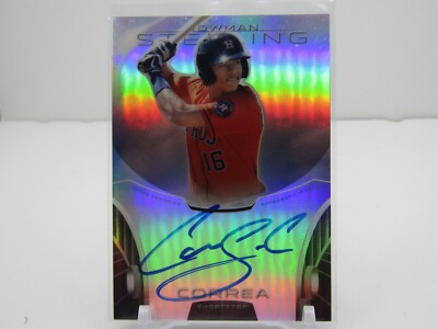 CARLOS CORREA bowman refractor auto