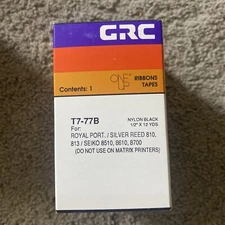 GRC T7-77B Ribbon Cartridge NOS Nylon Black