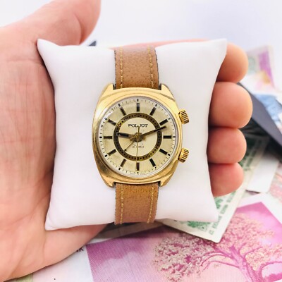   Rare Vintage Poljot Alarm wristwatch USSR wrist watch 18 jewels 1980s 2612  