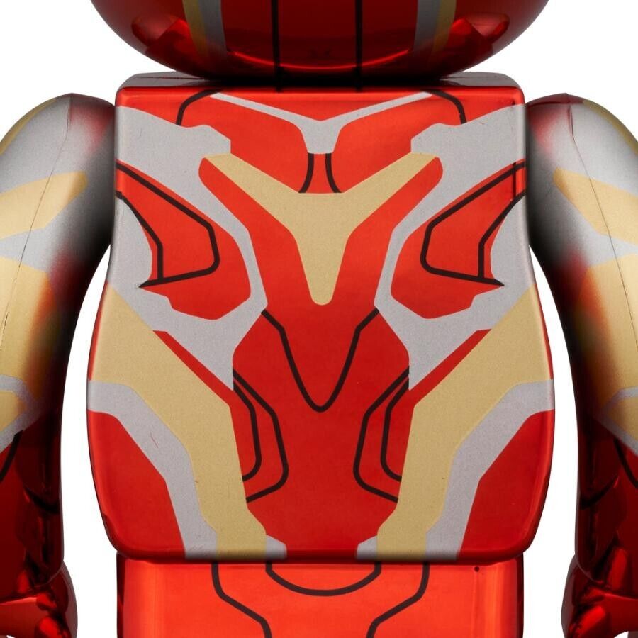 BE@RBRICK 100% & 400% IRON MAN MARK85 CHROME Ver. MEDICOM BE@RBRICK 100% & 400% IRON MAN MARK85 CHROME Ver. MEDICOM