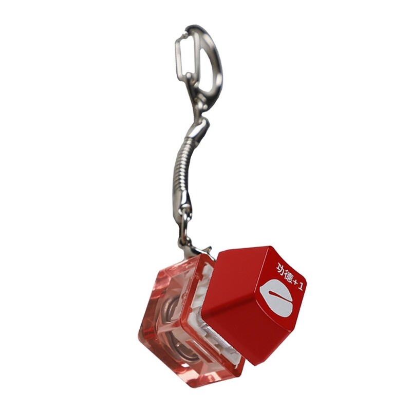 Mechanical Keyboard Switches Tester with RGB Keychain for Stress Relief
