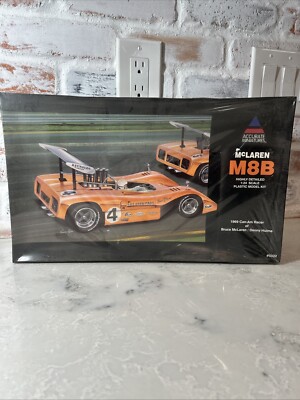 Accurate Miniatures Model Kit #5002 1:24 Scale 1969 Can-Am Racer McLaren M8B