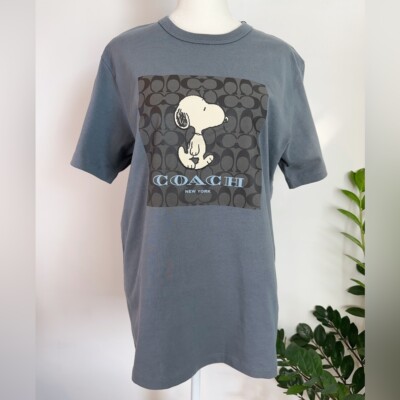 NWT Coach X Peanuts Signature Snoopy T Shirt size S | eBay