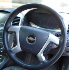 10 CHEVROLET CAPTIVA LTZ MULTI-FUNCTION STEERING WHEEL WITH SRS 06-18 BREAKING