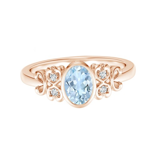 Bague Vierge Argent Sterling 925 – Lunette Ovale à Sertir – Fait Main – Inde