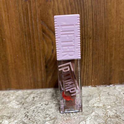 Maybelline Lifter Gloss Lip Plump 007 Cocoa Zing Chili Pepper Pigment Chili