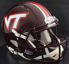 VIRGINIA TECH HOKIES NCAA Riddell Speed Full Size AUTHENTIC Football Helmet