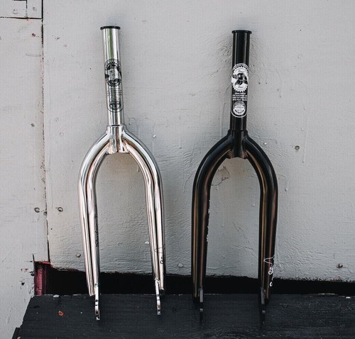SHADOW CONSPIRACY FINEST FORKS BMX BIKE 25mm 100% HEAT TREATED CHROMO CHROME NEW - Picture 4 of 10