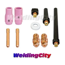 WeldingCity® 10-pcs Accessory Kit Regular Setup 3/32" TIG Welding Torch 9/20 T36