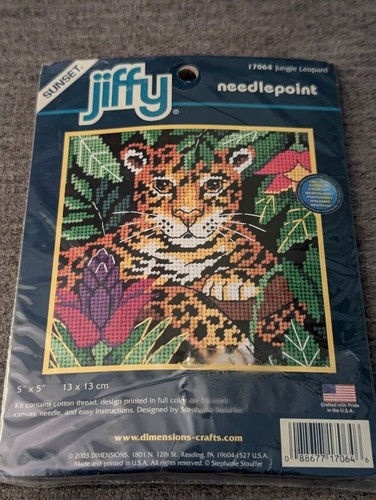 Counted Cross Stitch 🐯 TIGER Dimensions Gold Collection Petites Needlepoint NEW - Picture 12 of 13