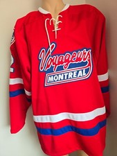 Montreal Voyagurs Canadians farm team museum quality hockey jersey size 54