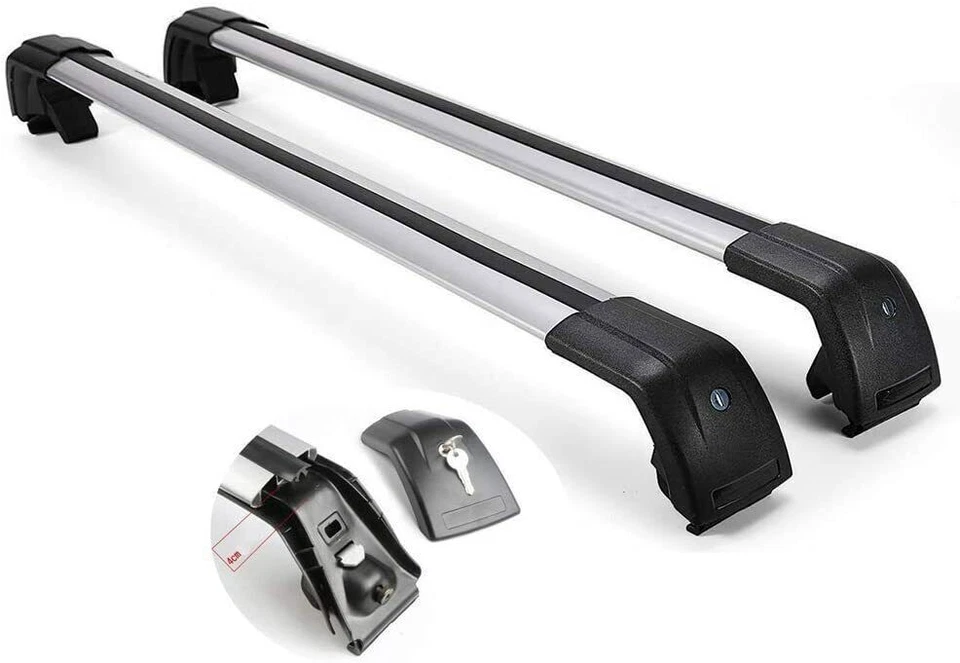 Barra transversal de riel de techo apta para Volkswagen Sharan MPV 2010-2022 Foto 2 de 4