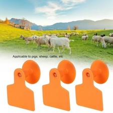100pcs Livestock Number Ear Tag Label Marker Accessory for Pig Cow Sheep Animal