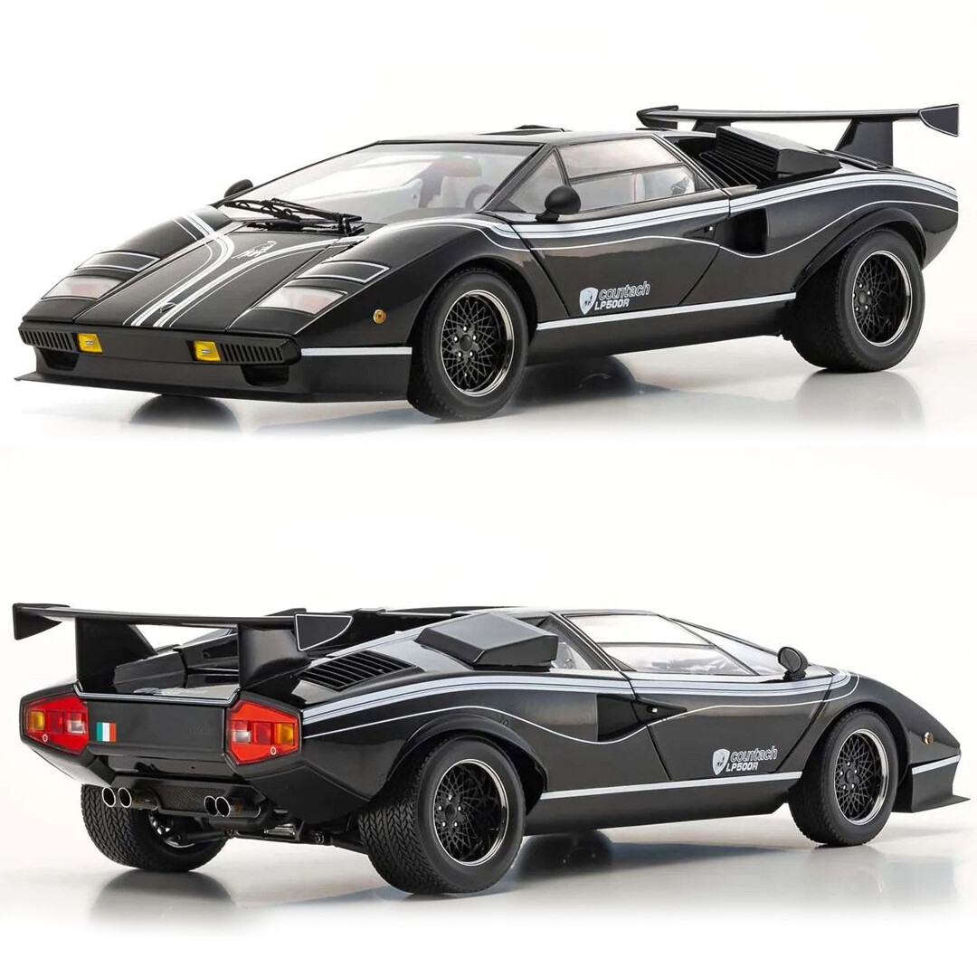NEW KYOSHO 1/12 Lamborghini Countach LP500R Black Auto Scale