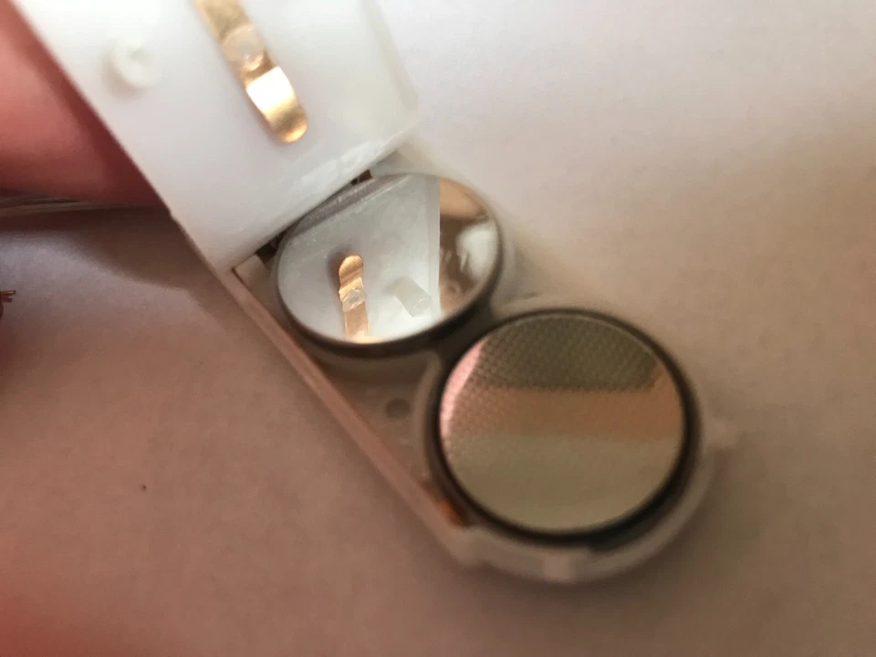 10 WARM WHITE LED CR2032 Battery Strip Light - Christmas, Train, Hobbies - Image 3 of 3