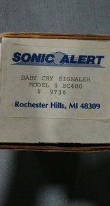 sonic alert baby cry signaler