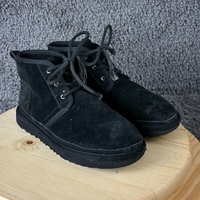 UGG Black Chukka Boots Suede Ankle-High Womens UGG® Neumel Chukka Boot - Black | Journeys main image 2