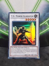 Yu-Gi-Oh! Carta T.G. Power Gladiator (EXVC-EN041) – 1st Edition Super Rare - 2