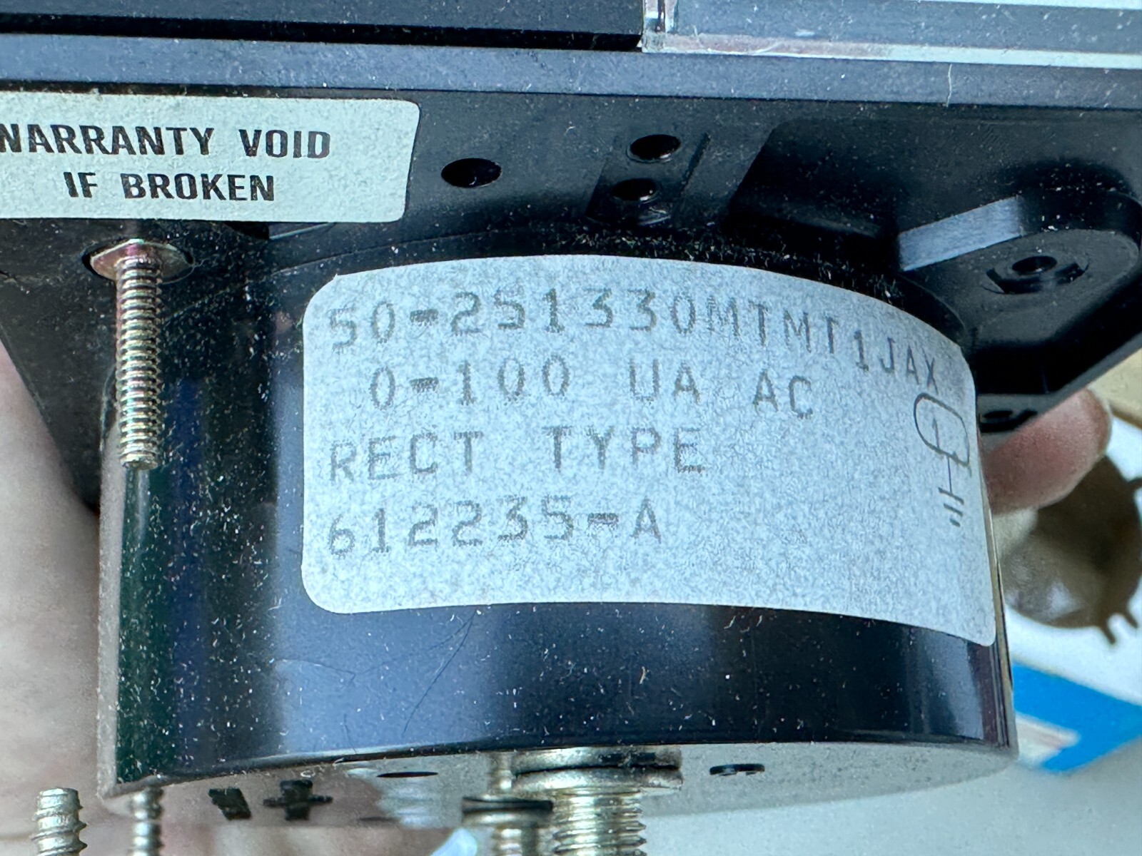 GE 50-251330MTMT1JAX RPM Panel Meter