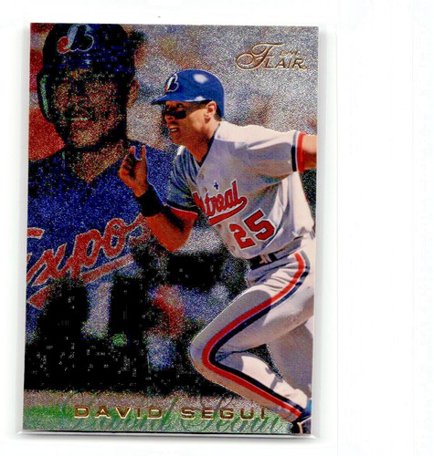 1996 Flair David Segui #313 card