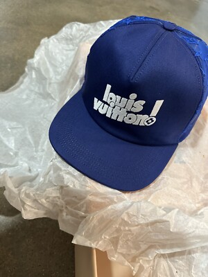 Louis Vuitton ノベルティキャップ Louis Vuitton Everyday LV Embroidered Mesh Cap - Blue - Brand New