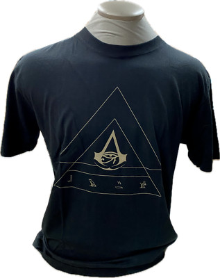 T-Shirt ASSASSINS CREED Origins Launch Black ***Official Ubisoft **Brand New**
