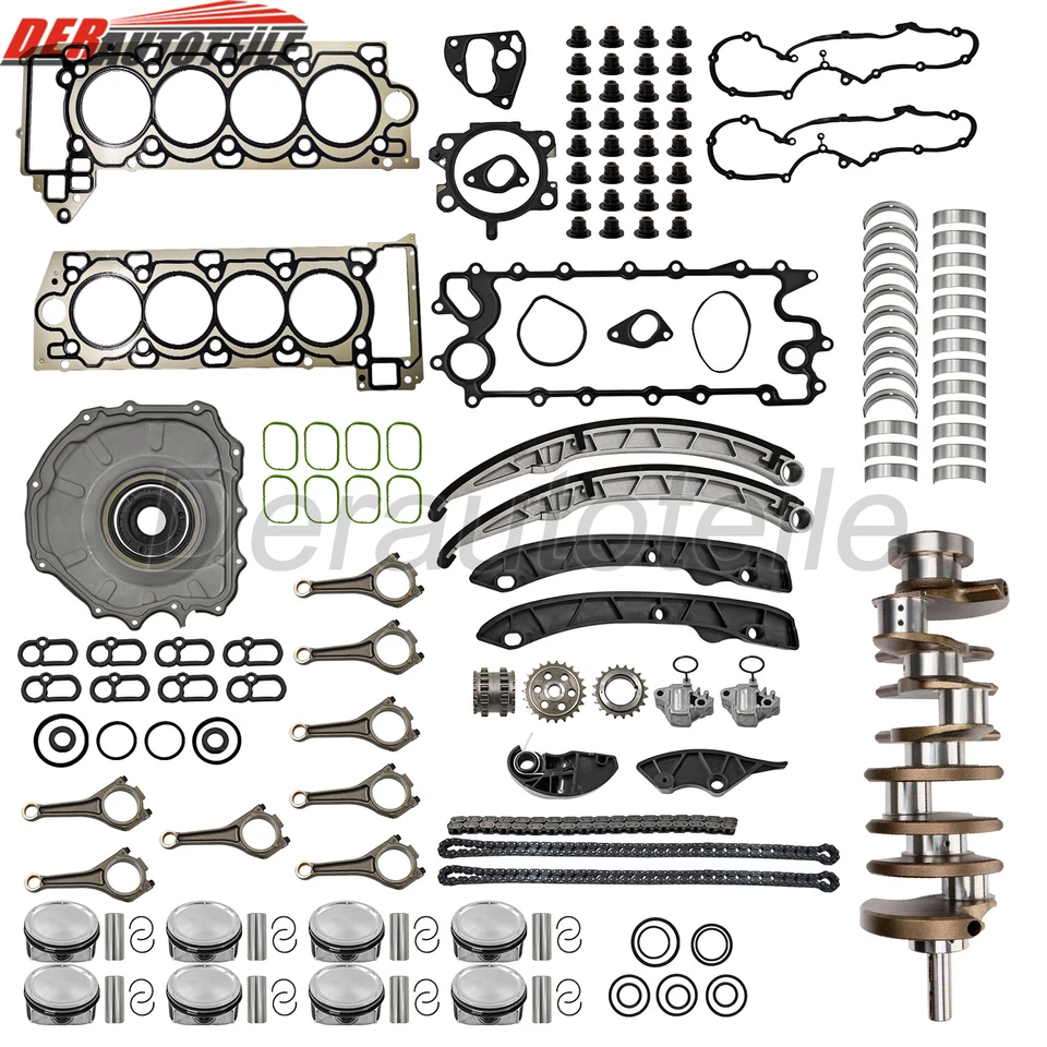 AJ133 Engine Rebuild Kit & Timing For Jaguar XE XJ  Land Rover Range Rover 5.0L — 第 2/4 张图片