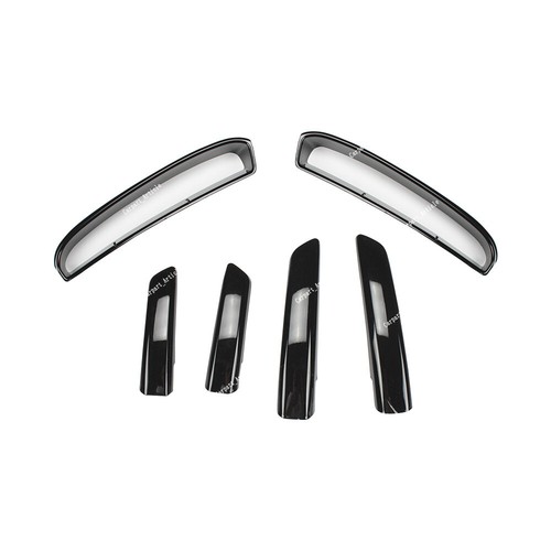 6Pcs Front Bumper Grille Air Vent Cover Fit For Land Rover Discovery 5 2017-18 - Picture 4 of 12