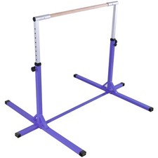 Gymnastic Steel Horizontal Training Bar Junior Gym Practice 3'-5' Adjustable
