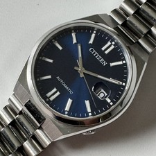 Citizen Automatic Blue Dial Stainless Steel Watch NJ0150 Fast Free Post