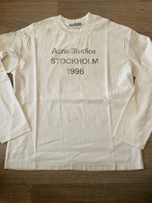 Acne Studios Stockholm 1996 Long Sleeve Tee White S/M