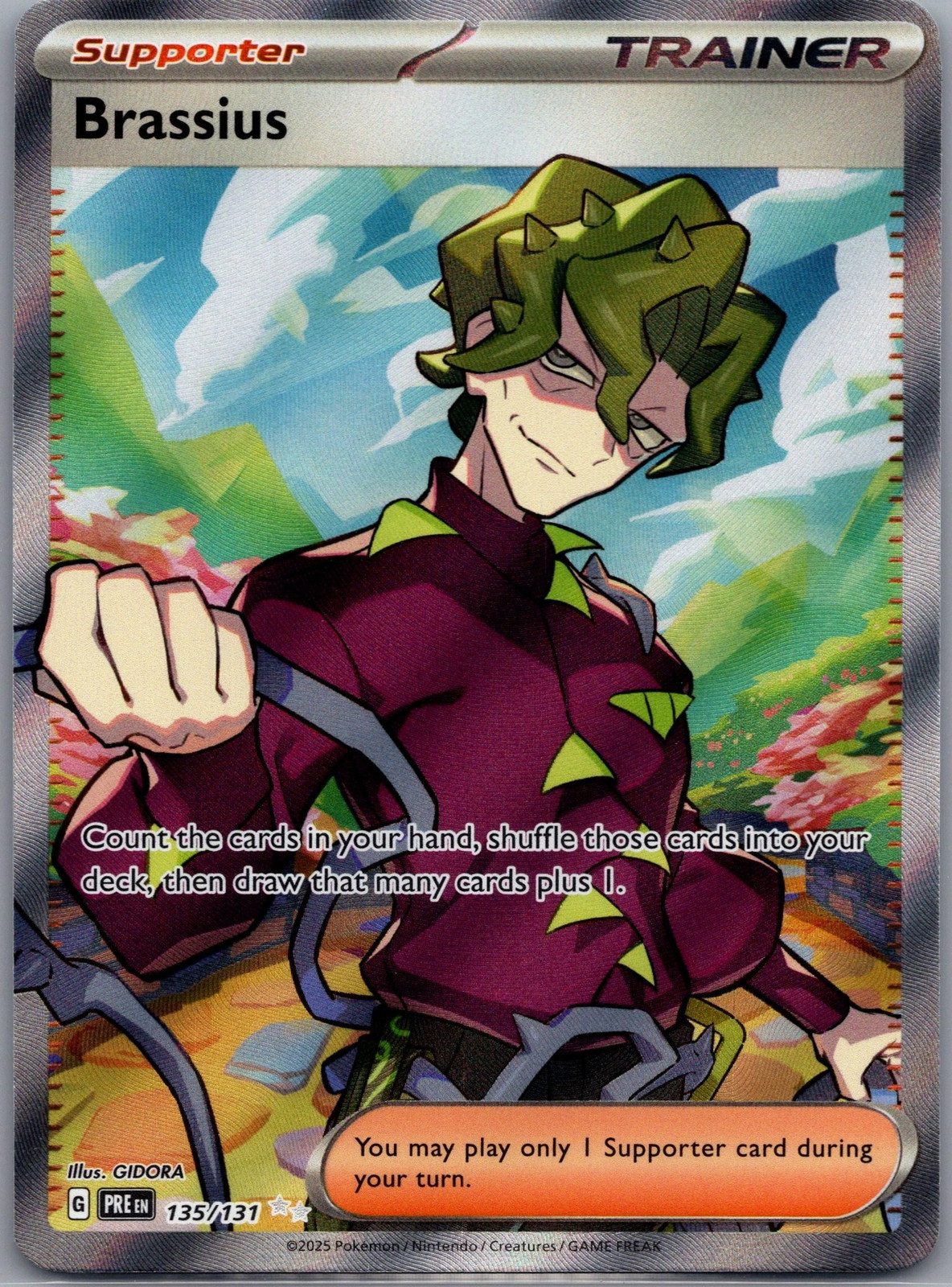 Brassius 135/131 Prismatic Evolutions Ultra Rare NM Pokemon TCG