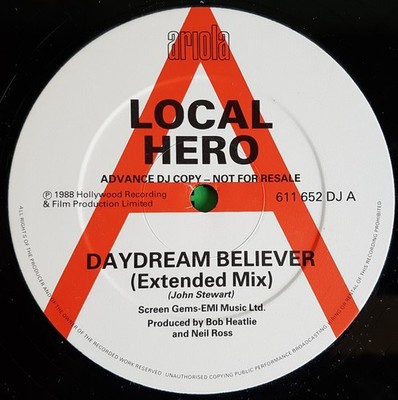 Local Hero  - Daydream Believer (12'', Single, Promo)