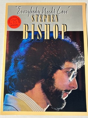stephen bishop everybody needs love vintage sheet music piano guitar