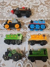Thomas Train Wooden Railroad Vintage Train Engine Lot 7 1990 To 2003