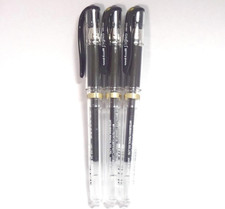 Uni-Ball Signo Broad Point Gel Impact Pen Black Ink, 3 Pens per Pack Japan I...