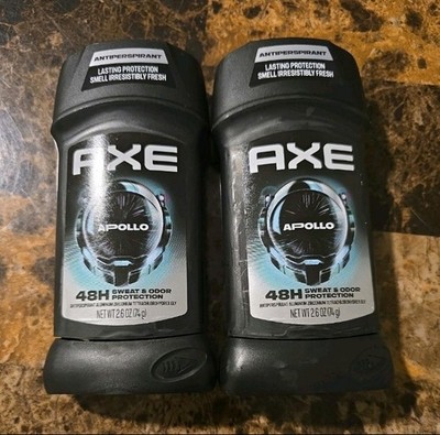 2 Axe Apollo Antiperspirant for Men- 2.7 oz (CO59)