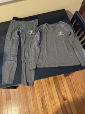 ADEPT WOOL Kids 100 Merino Wool Base Layer Set Thermal Underwear SIZE 6