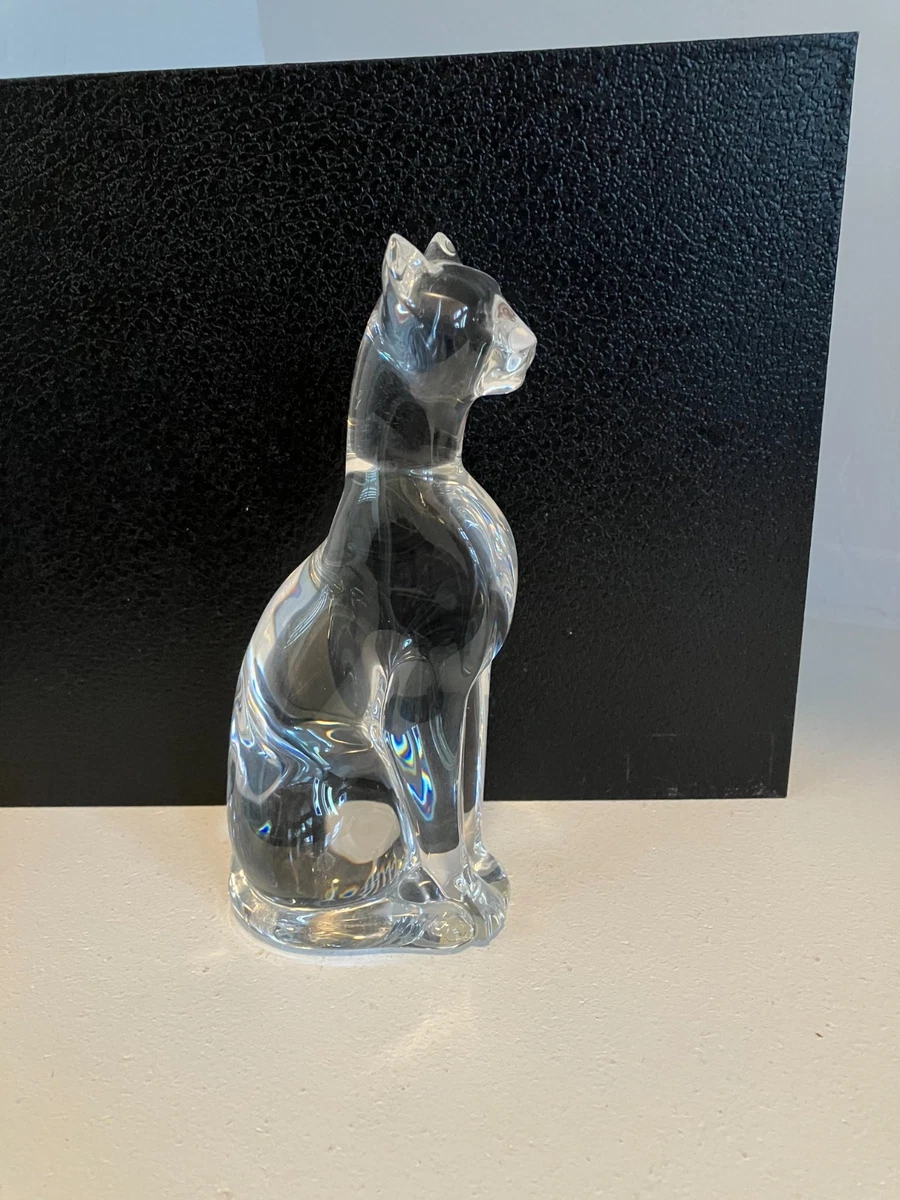 Baccarat Crystal Cat for sale | eBay